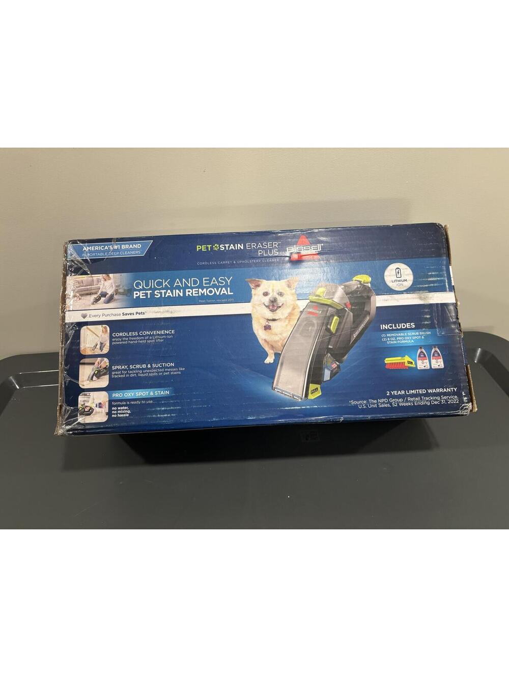 Bissell Pet Stain Eraser Plus Cordless Spot Cleaner